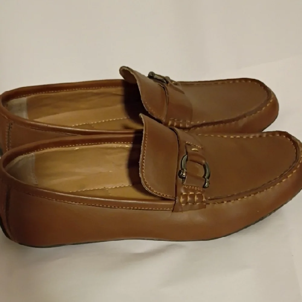 Alfani | Shoes | Alfani Mens Brown Loafers With Buckle  display picture 1